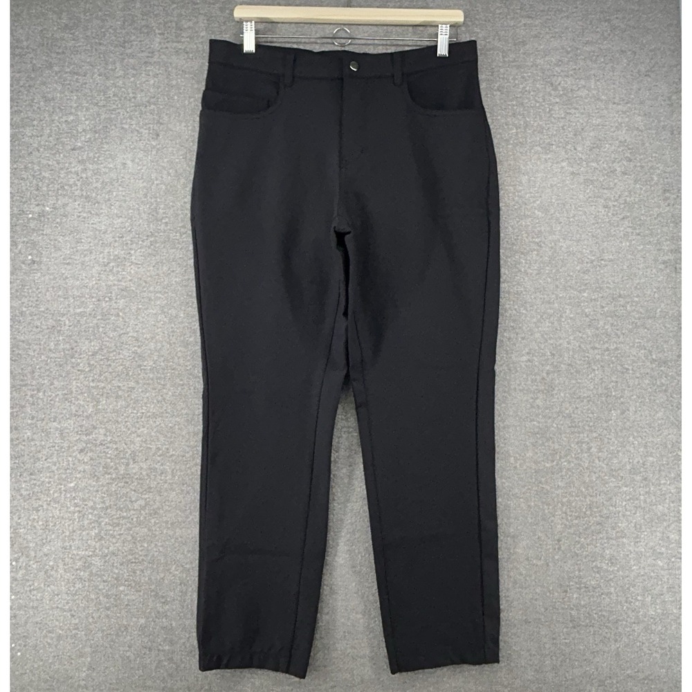 State and Liberty Performance Pants Men Size 34x28 Black Stretch